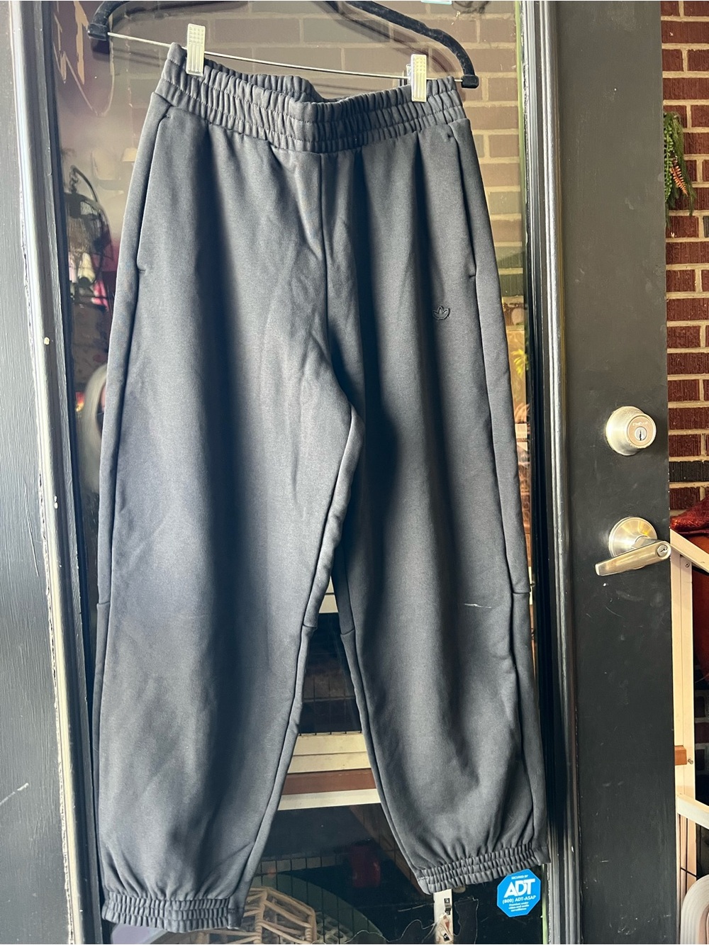 adidas Black Elastic Waist Track Joggers New with Tags Size Small